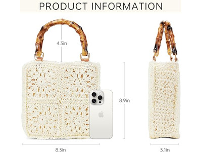 Borsa Secchiello di Paglia per Bambini Borsa Estiva Divertente Zaino alla Moda di Alta Qualità