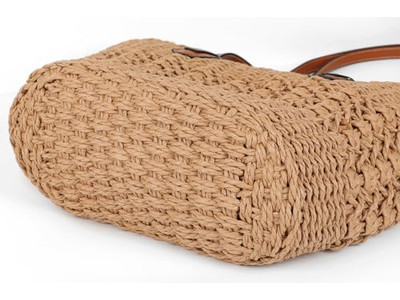 Borsa di Paglia Drammatica Borse Bohémien per Bambini Grande 2 Pezzi