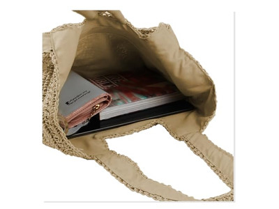 Borsa di paglia minimalista Nuove borse di tendenza Catenella lunga Innovazione Messico