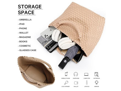 Tote Secchielli di Paglia Borsa Tote con Logo Foderata a Mano