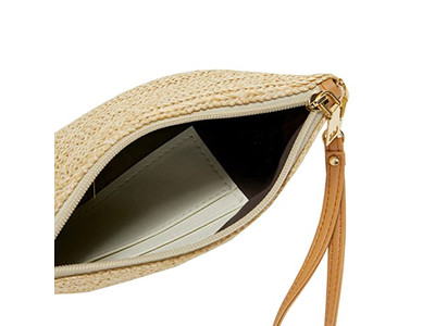 Borse a Mano Foderate di Paglia Borsa con Strass Ricamata Colori Caramella Borse per Damigelle